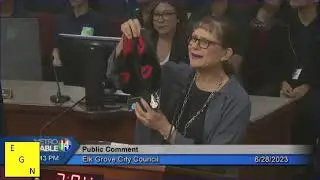 Voices of Elk Grove - Mayor lauded for visionary leadership, presented red lipstick slippers