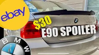 Преобразите свой BMW E90: СПОЙЛЕР eBay за 30 долларов! (Установка и первые впечатления)