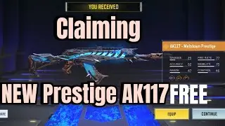CLAIMING *NEW* LEGENDARY AK117 MELTDOWN PRESTIGE IN CALL OF DUTY MOBILE | FREE LEGENDARY AK 117