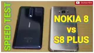 Nokia 8 vs Galaxy S8+ - Speed Test and Comparison