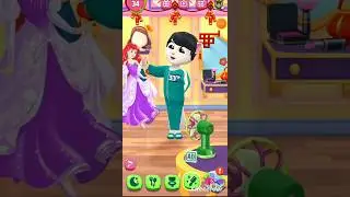 Ariel princess Makeover by my angela 2 #princess #mytalkingangela2 #shorts #game #viral