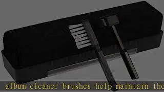 Vinyl Record Cleaning Kit, Anti Static Velvet Brush Vinyl Records LPs Stylus Cleaner Brush - Best C