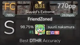 suurii nakamura | S3RL feat Mixie Moon - FriendZoned [Extreme] 1st +HDNCHR FC 98.75% {#1 770pp}