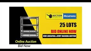 NEW LONGSPAN & RIVET RACKING AUCTION