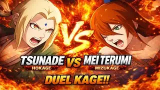 TSUNADE VS MEI TERUMI!! PERTARUNGAN KAGE PALING SENGIT 🔥