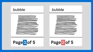 Добавление подробных верхних и нижних колонтитулов в PDF-файлы в Bubble.io (номера страниц, динам...