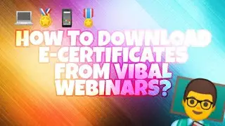 How to download e-certificates from webinars? | Vibal Group #LearnAsOnePh | Tutorial Video