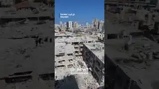 Netanyahu emerges in &ldquo;Bat Yam&rdquo; to inspect destruction after strikes