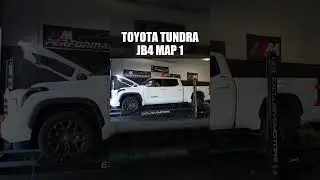 Результаты динамометрического стенда Toyota Tundra JB4 Map 1!