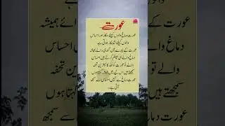 Aurat Quotes in Urdu | Sad Quotes #sadstatus #auratquotes #urdupoetry #besturduhindiquotes #newquote