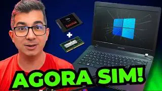 Como Melhorar ao MÁXIMO um NOTEBOOK VELHO de 10 ANOS sem Vender um RIM!