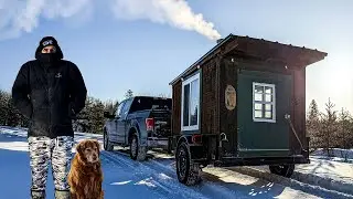 Stranded in DANGEROUS COLD in our Cabin on Wheels! (-31ºF)