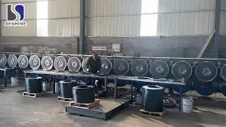 Steel strapping production line #steelpackagingstrapping