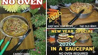 How to Make Carrot Cake in a Saucepan | New Year 2026 Special Dessert