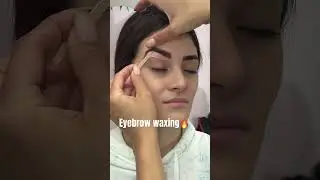 🔥Brow waxing🔥 #browgoals #eyebrow #brows #esthetician #beauty #definedbrows #browshaping