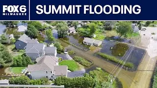 Summit flooding; water remains on roadways, businesses impacted | FOX6 News Milwaukee