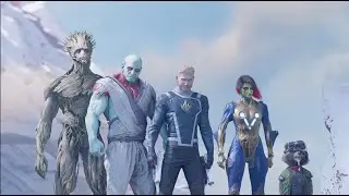 Marvel's Guardians of the Galaxy Fin Fang Foom Fight | No Commentary | PS5