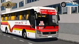 ETS2 | Realistic Bus Ride | Hyundai Universe | Paris 🇫🇷 to Geneva 🇨🇭 | 605KM Trip!