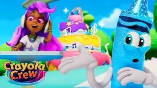 Help Fizz Dance at the Birthday Party! 🎂| @CrayolaCrewOfficial Fun & Creative Cartoons for Kids