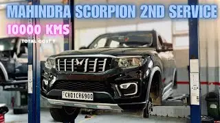Mahindra ScorpioN Z6 - 2nd Service Experience 🫨 10000 kms done in 6 months - Diesel MT Total Cost ?