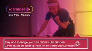 Pay and manage your icTrainer subscription on our website