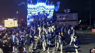 2025年（令和7年）#西板持 10月19日日曜日 309入場 #富田林  #南河内だんじり 