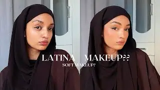 Latina Makeup on South African skin with Sheglam and Golden rose products - ft hijab