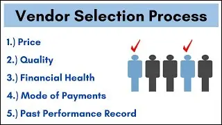 No.86 ~ Vendor or Supplier Selection Process || Student Notes ||