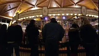 Butchart Gardens Christmas Carousel Time Lapse 2017