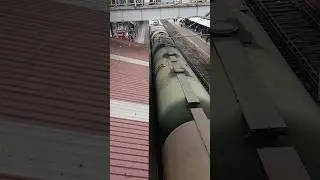 oil tanker on wheels trains🚈 |Goods train #indianrailway #freighttrain #station #platform top view