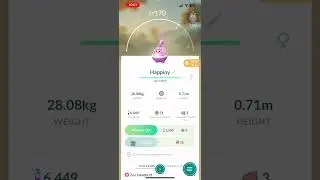 Got Shiny Happiny from a 2 km egg #shinypokemon #pokemongo
