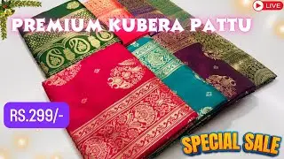 பார்த்தவுடன் ஆசை வரும் Premium Kubera Pattu Sarees #elampillai #live #salem #offersarees #kubera