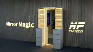 Mirror Magic &ndash; Smart & Stylish LED Dressing Table | Horizon Furniture