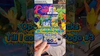 Box 1 Pack 3 Of tryna complete japanese pokemon go! Pokemon TCG Opening | ASMR |