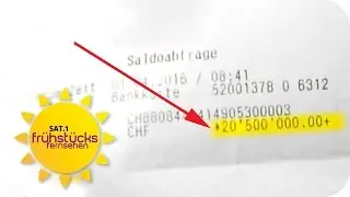 Pl&ouml;tzlich 19 MILLIONEN EURO auf dem KONTO | SAT.1-Fr&uuml;hst&uuml;cksfernsehen