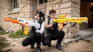 3T Nerf War: Эпическая битва героев SEAL X с использованием оружия Nerf на секретной базе!