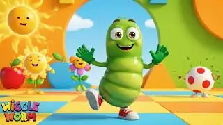 Wiggle Worm's Space Dance! 🚀 Fun Outer Space & Movement Song for Kids!