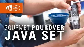 GSI Outdoors | Gourmet Pourover Java Set - Compact Camp Coffee Combo