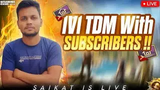 LIVE IQQ13🔥#bgmilive #pubgmobile #pubgnewupdate #1v1tdm #livestream