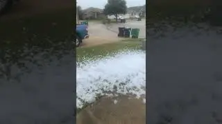 Snow I made from my snow machine in Denton Texas December 4 2024