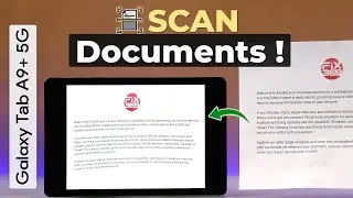 Samsung Galaxy Tab A9: How to Scan Documents! [Easily]
