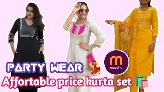 Party wear affordable kurta sets