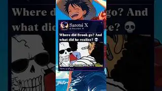 Brook in chapter 1172💀 #brook #usopp #gunko #elbaph #onepiece