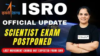 ISRO Scientist Exam Postponed ❗Official Shocking Update | Exam DATE Clash |