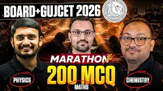 BOARD EXAM 2026 - MARATHON - 200 MCQ - PHYSICS - CHEMISTRY - MATHS