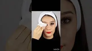 How to remove makeup properly// #shorts
