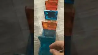 Satisfying magnet tiles videos @DaNeighborKidz #dominos #magna tiles #GOATED #edit #foryou #sytisfin