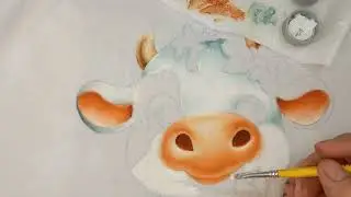 Como pintar uma vaquinha parte 2, #pinturatiza #empreendernoartesanato 