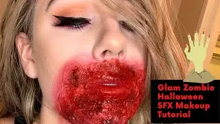 ZOMBIE HALLOWEEN SFX TUTORIAL | Caffeinated Beauty Queen