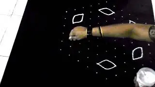 Pongal kolam with dots in slow motion | Try for New Year rangoli too !! | #rangoli #kolam